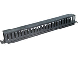 Organizator Kabli 1u 19" Z Pokrywa Maskujaca