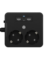 EAN 4250078172727 - ICY BOX IB-MPS2220B-CH base múltiple 1,9 m 2 salidas AC Interior Negro imagen 4