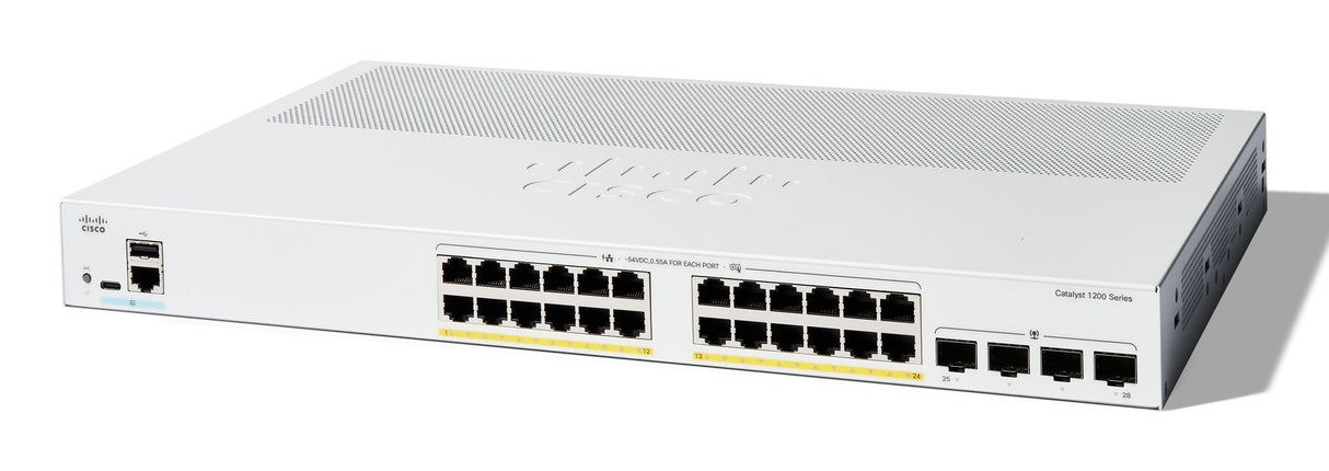 EAN 0889728521703 - Cisco Catalyst 1200 Gestionado L2 Gigabit Ethernet (10/100/1000) Energía sobre Ethernet (PoE) 1U Blanco imagen 1