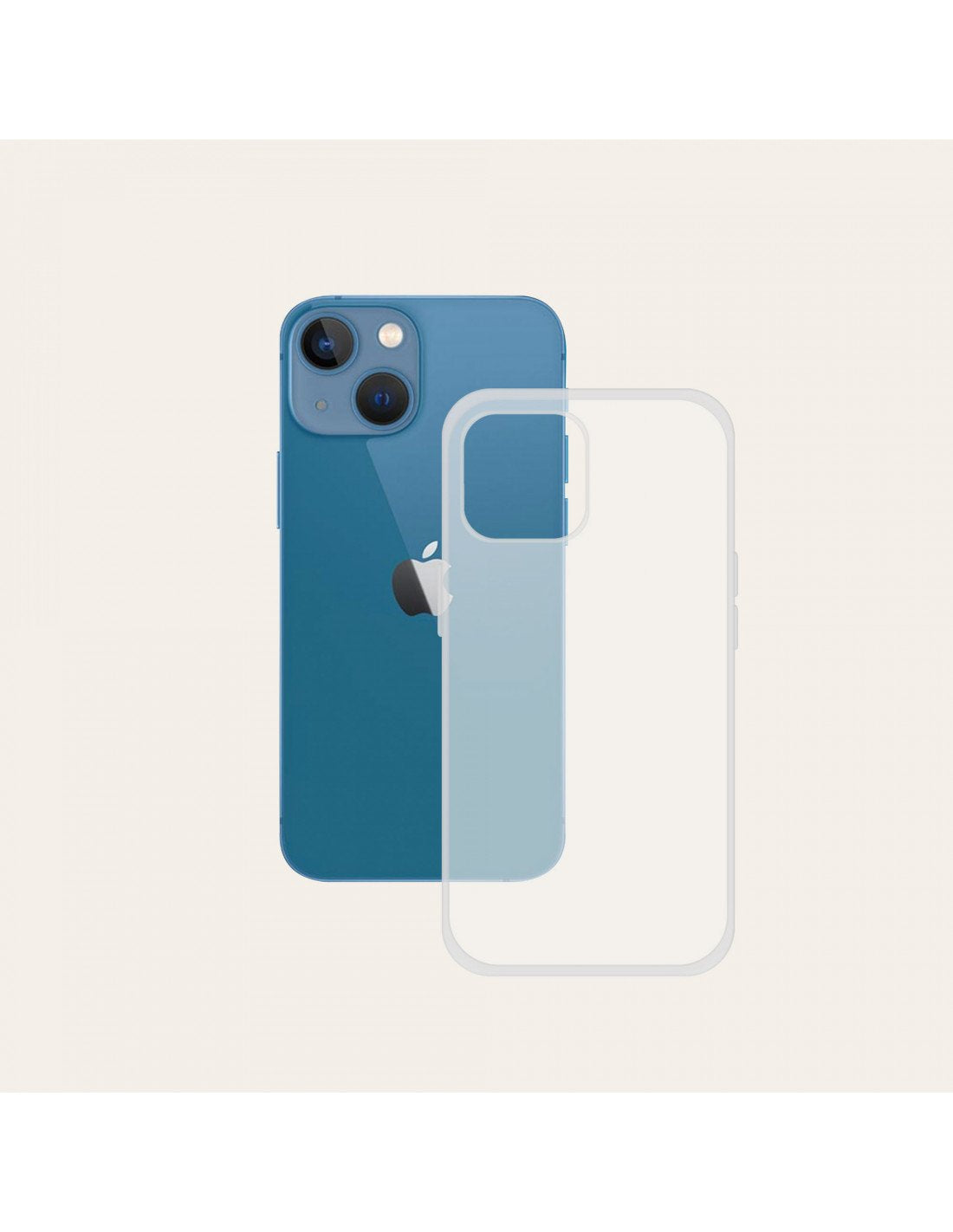 Ksix Trasera Flexible Transparente Apple Iphone 13