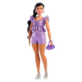 Mattel Barbie Deluxe Style Im Violetaten Metallic Outfit Jfp43
