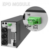 EAN 5901878522814 - Qoltec 52281 sistema de alimentación ininterrumpida (UPS) Doble conversión (en línea) 2 kVA 2000 W 3 sali imagen 4