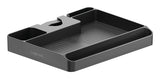 Pole Mounted Storage Shelf, For 30-48mm Poles, Negro