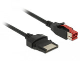 Delock Powerojousb Cable Stecker 24 V > 8 Pin Stecker 5 M Für Pos Drucker Und Terminals