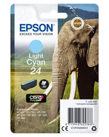 Tinta Original Epson 24 Cian Claro 360 Paginas/C13t24254012 C13t24254012