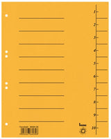 Bene Trennblätter Din A4 210 G M² Amarillo