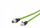 Metz Connect Verbindungsleitung M12 St-Rj45 St 8-Pol X-Kodiert Gerade-Gerade 5m