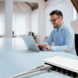 EAN 5901878522463 - Qoltec 52246 switch No administrado Blanco imagen 3