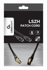 Gembird Cable De Red S/Ftp Cat. 8 Lszh Negro 0.50m Pp8-Lszhcu-Bk-0.5m