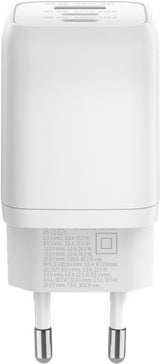 Goobay 64754, Cargador 1x Usb-A + 2x Usb-C 65 W Blanco