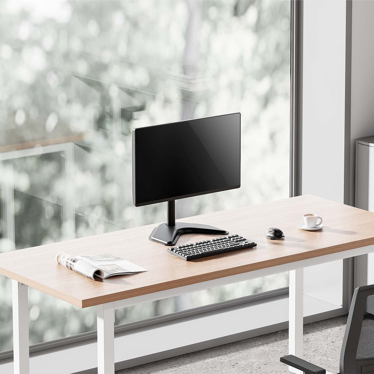 EAN 8435739901434 - AISENS DT32TSR-283 soporte para monitor 81,3 cm (32") Escritorio imagen 5