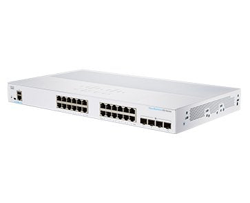 Cisco Business 350 Series Cbs350-24t-4x Conmutador L3 Gestionado 24 X 10/100/1000 + 4 X 10 Gigabit Sfp+ Montaje En Rack Refabricado