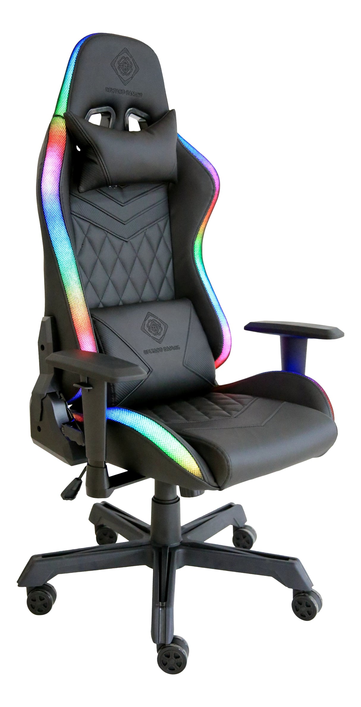 Deltaco Gaming Silla De Gaming Rgb Pch90  Silla Gamer Con Reposabrazos