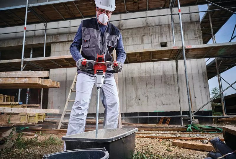 Agitador  Einhell Tp-Mx 18-2 Li Bl, 4258770, Rojo/Negro