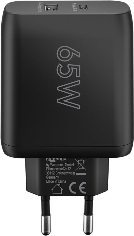 EAN 4040849654091 - Goobay 65409 cargador de dispositivo móvil Teléfono móvil, Portátil Negro Corriente alterna Interior imagen 3