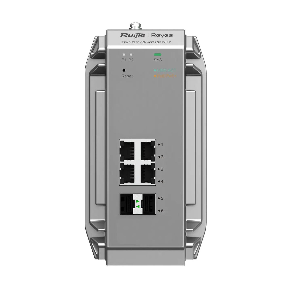 Switch Industrial Gestionable Ruijie Reyee Poe Capa 2 Rg-Nis3100-8gt4sfp-Hp