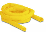 Manguera De Tela Con Cierre Automático Delock. Resimente Al Calor. 2mx25mm Amarillo