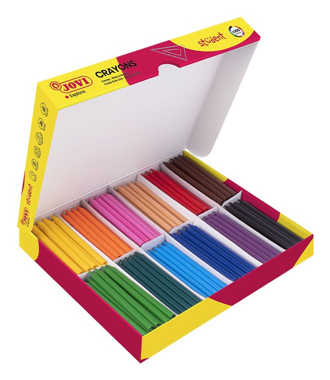 Jovi Ceras Plasticolor 117mm Colores Surtidos Caja Economica 300 Ceras