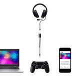 Nanocable Cable Adaptador Audio Jack 3.5mm Macho 4 Pines A 2x Jack 3.5mm Hembra 3 Pines 0.30m - Negro