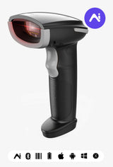 EAN 6976521119573 - Inateck BCST-21-AI Lector de códigos de barras portátil 1D Laser Negro, Gris imagen 1