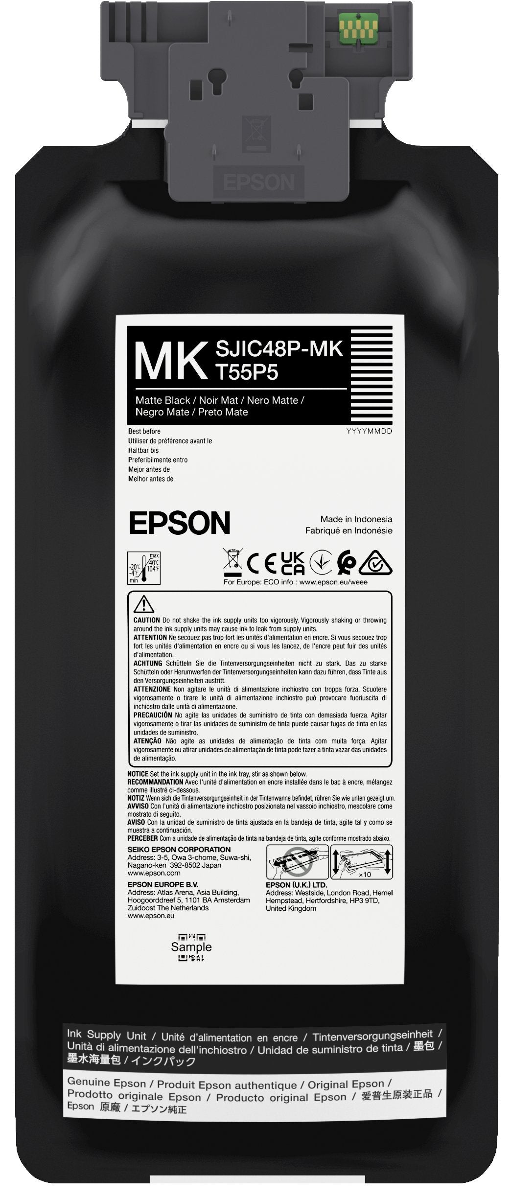 EAN 8715946728629 - Epson SJIC48P-MK cartucho de tinta 1 pieza(s) Original Negro mate imagen 1