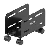 Aisens Soporte Metálico Ajustable De Suelo Para Cpu, Negro