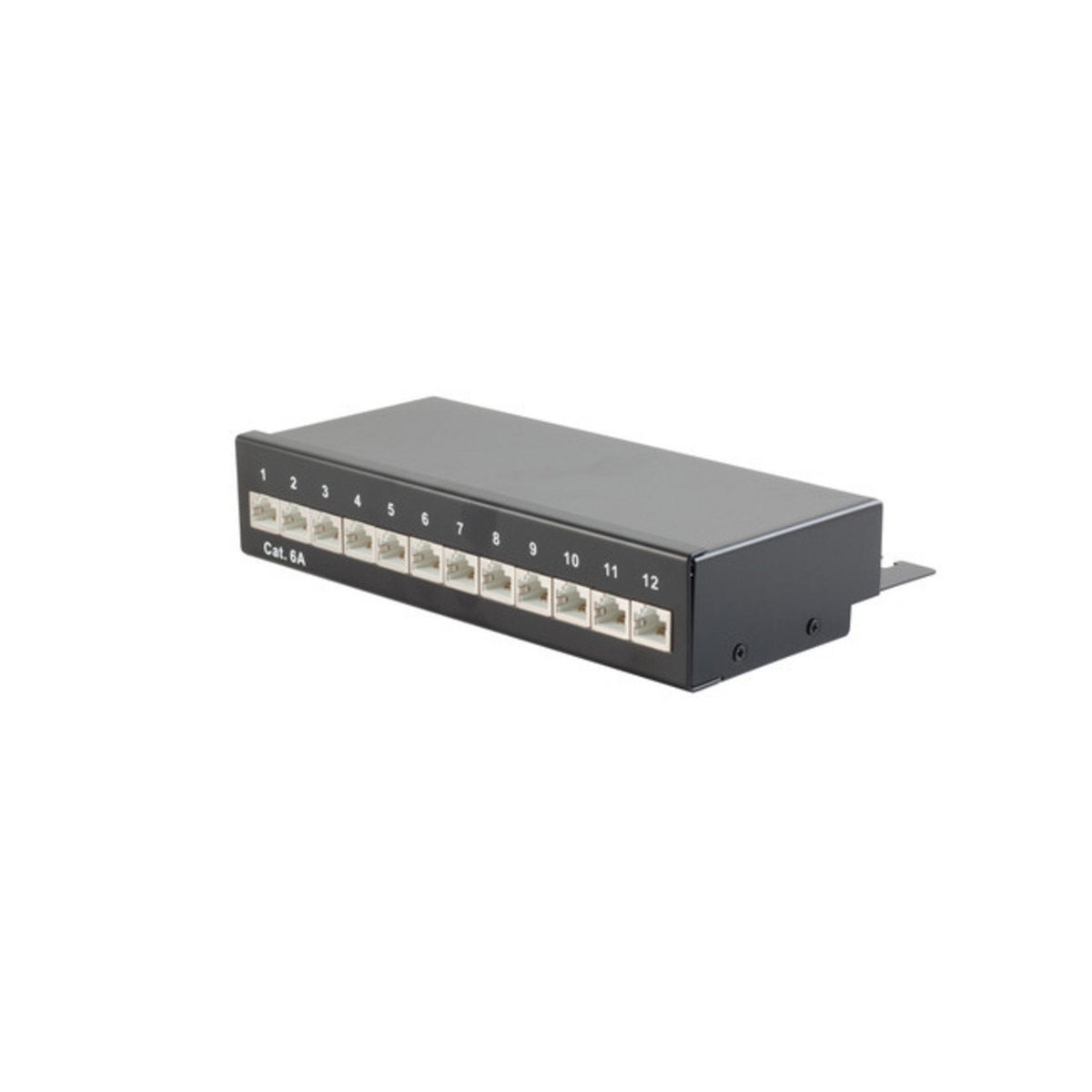 S-Impuls Desktop-Rj45-Patchpanel, 12-Port, Cat 6a Stp, Sw