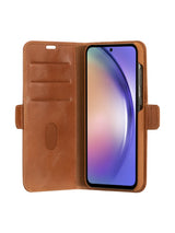 Dbramante1928 Copenhagen - Flip-Hlle Fr Mobiltelefon - Genarbtes Leder - Hellbraun - Fr Samsung Galaxy A54