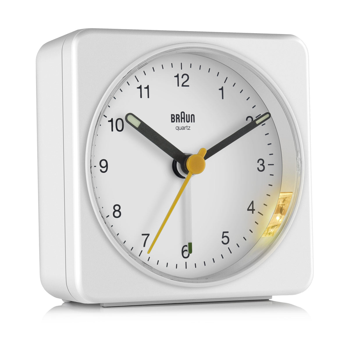 Braun Bc03w Klassischer Analoger Wecker, Blanco