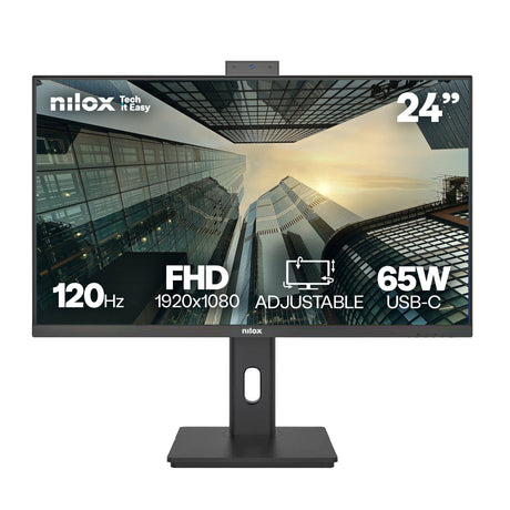 EAN 8431775036291 - Nilox NXM24RWEB0265 pantalla para PC 61 cm (24") 1920 x 1080 Pixeles Full HD LED Negro imagen 1