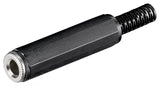 EAN 4040849110702 - Goobay 11070 conector 6.35 mm Negro imagen 1