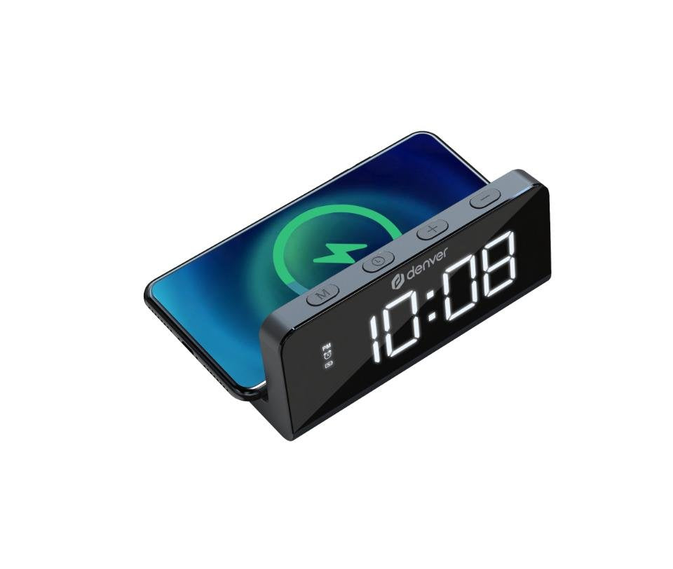 Denver Ecq-103 Wecker M. 10w Wireless Charging Pad