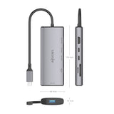 EAN 8435739903575 - AISENS ASUC-6P029-GR base para portátil y replicador de puertos Alámbrico USB 3.2 Gen 1 (3.1 Gen 1) Type- imagen 4