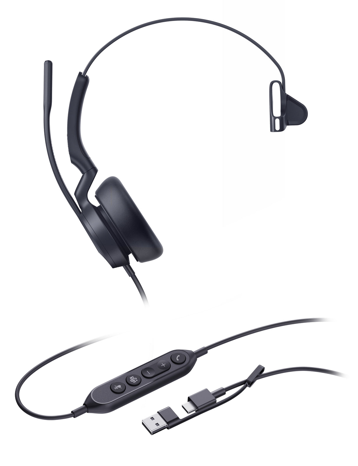EAN 6938818322585 - Yealink UH46 Mono Teams USB-C/A Auriculares Alámbrico Diadema Oficina/Centro de llamadas USB Type-C / USB imagen 1