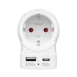 Hama Reiseadapter,  Eu To Uk Usb-C (Pd), 20 W