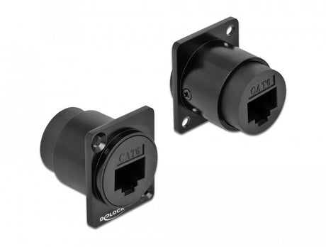 EAN 4043619867820 - DeLOCK 86782 cambiador de género para cable RJ-45 Negro imagen 1