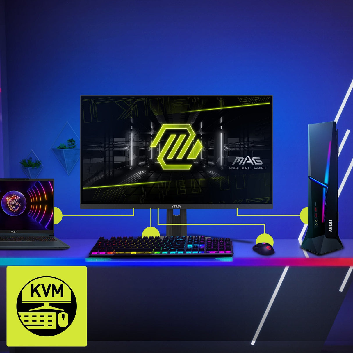 Monitor Gaming  Msi Mag 274qrfde Qd E2 (27 Pulgadas), Negro, Wqhd, Rapid Ips, Hdr, Adaptive-Sync, Panel De 180hz 9s6-3cc29h-223