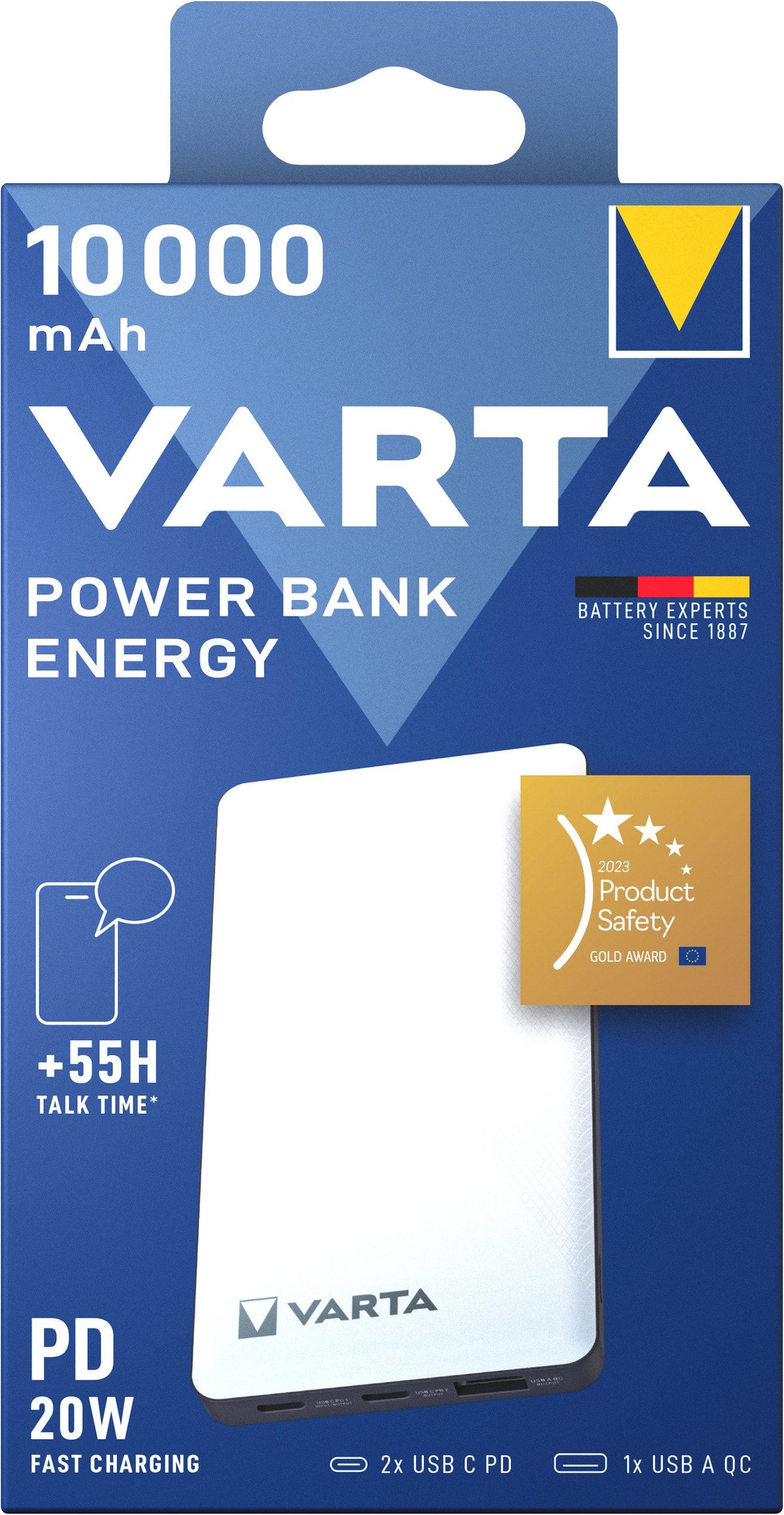 EAN 4008496018895 - Varta Energy 10000 Polímero de litio 10000 mAh Negro, Blanco imagen 6
