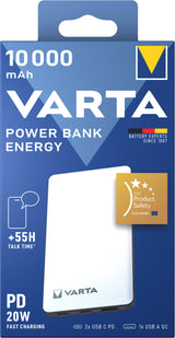EAN 4008496018895 - Varta Energy 10000 Polímero de litio 10000 mAh Negro, Blanco imagen 6