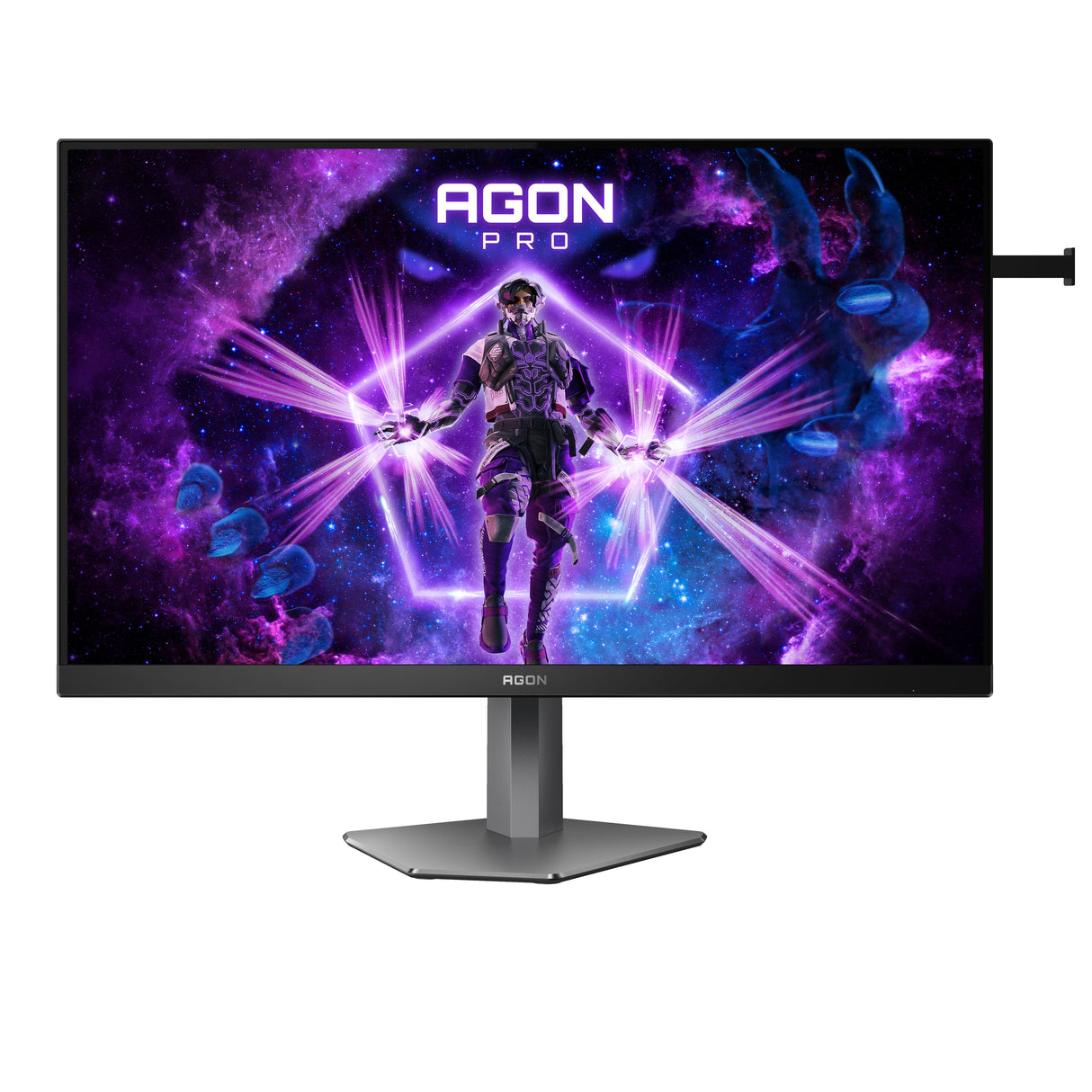 Monitor  Aoc Ag276fk 27 "Negro (Matt)/Gris Oscuro, Fullhd, Fast-Ips, Usb Hub, Adaptive-Sync, Panel De 520hz Ag276fk