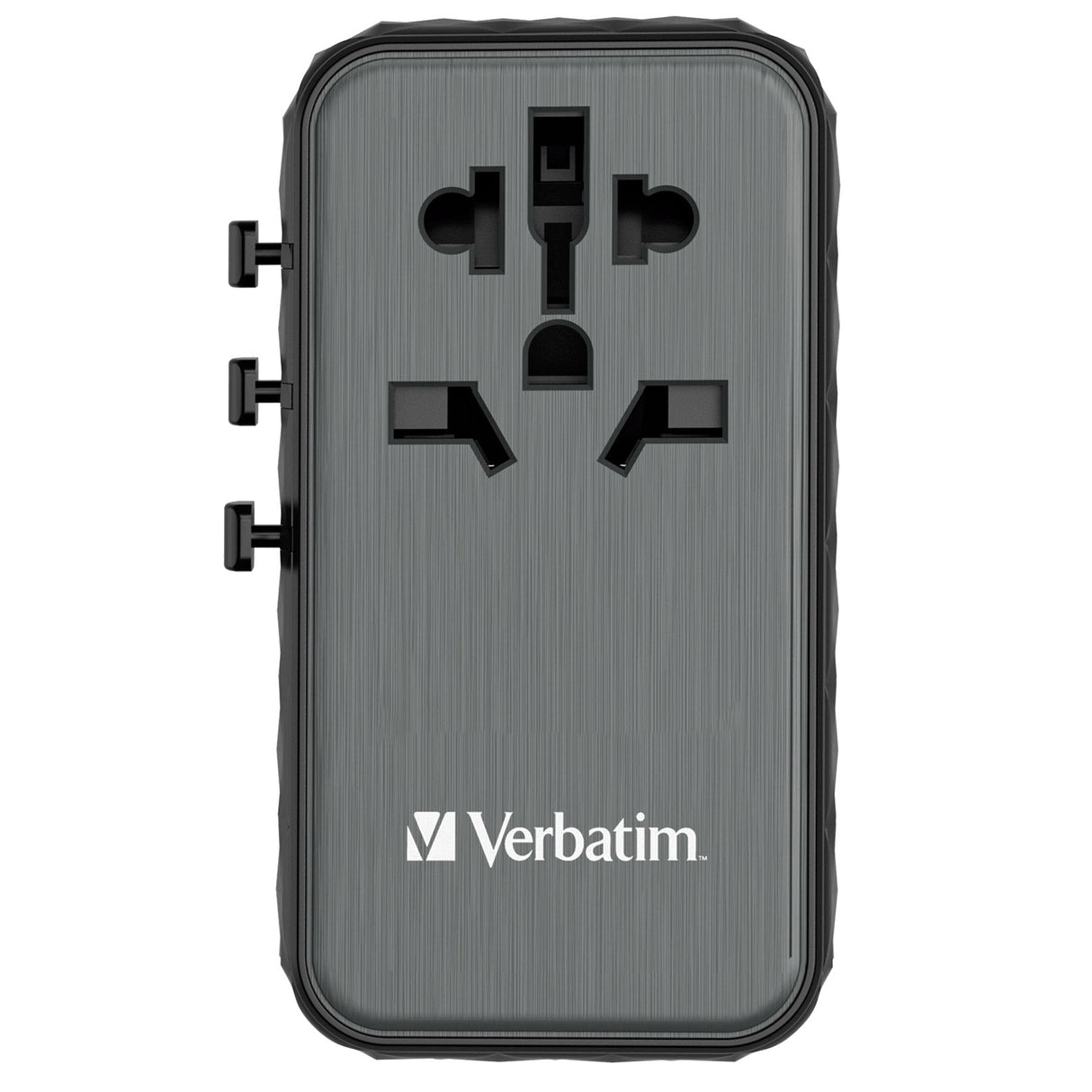 Cargador De Pared Universal Verbatim Uta-06 Gan Iii Toma De Corriente Universal 2xusb Tipo-C 2xusb 100w