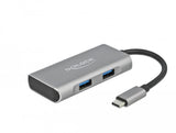 EAN 4043619632619 - DeLOCK 63261 hub de interfaz USB 3.2 Gen 2 (3.1 Gen 2) Type-C 10000 Mbit/s Negro, Gris imagen 1