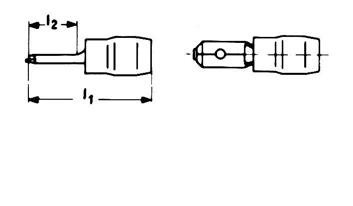 Klau Flachstecker 1,5-2,5qmm 8303b Pa Pvc Cuzn Verzinnt Steckb=4,8mm