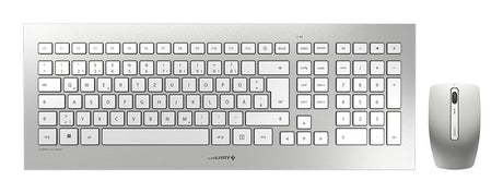 EAN 4025112087448 - CHERRY DW 8000 teclado Ratón incluido Oficina RF inalámbrico QWERTZ Alemán Plata, Blanco imagen 1