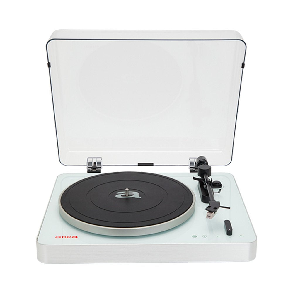 Tocadiscos Bluetooth Aiwa Apx-790bt White Alta Precision Bt 5.0 Transmision Por Correa