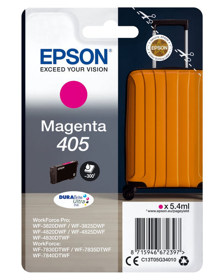 EAN 8715946672397 - Epson 405 DURABrite Ultra Ink cartucho de tinta 1 pieza(s) Original Rendimiento estándar imagen 1