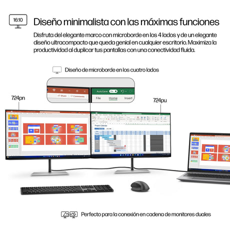 EAN 5715063476215 - HP Series 7 Pro 724pn pantalla para PC 61 cm (24") 1920 x 1200 Pixeles LCD Plata imagen 3
