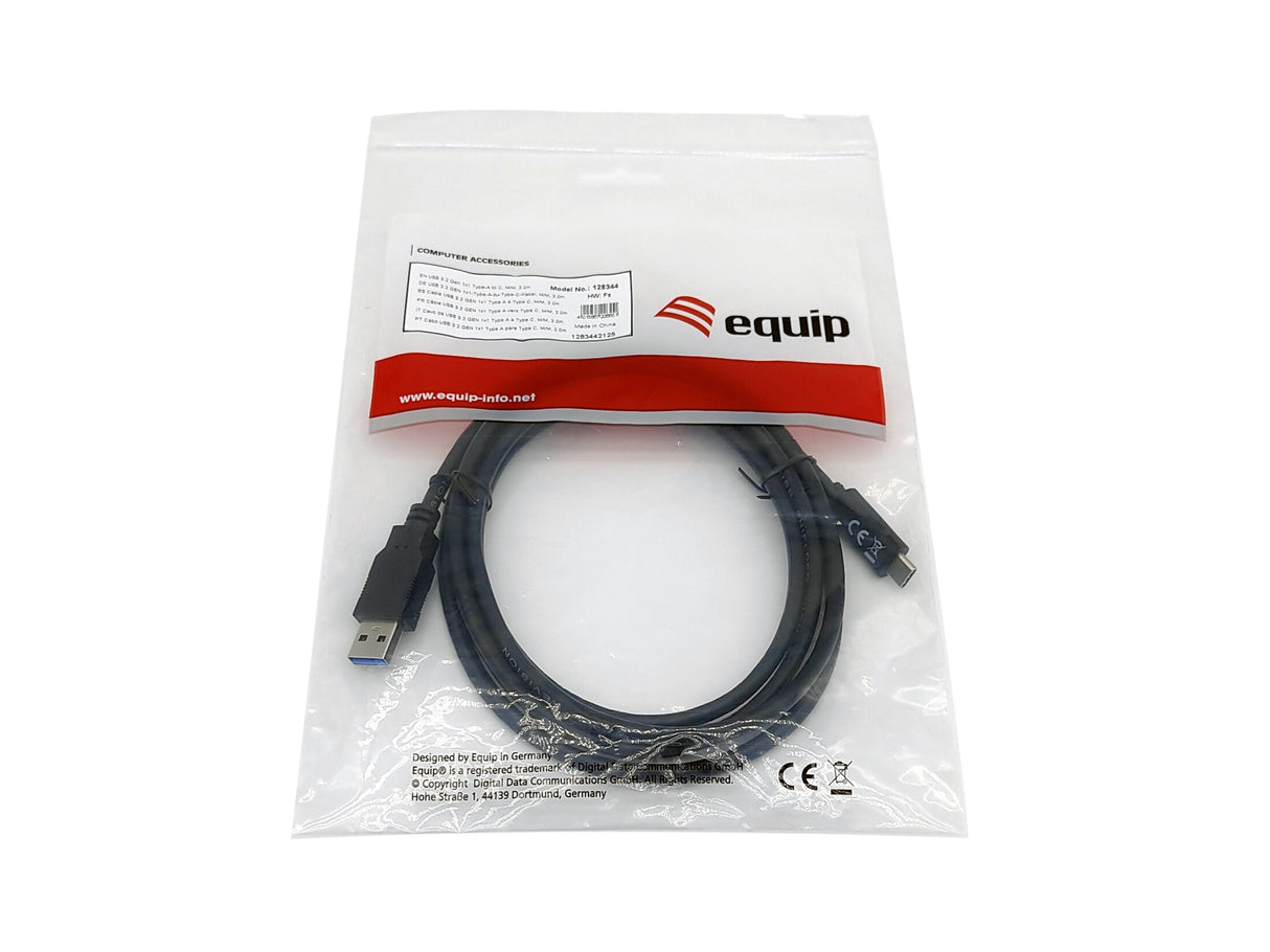Equip Usb Cable 3.2 A -> C M/M 2.0m Negro
