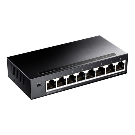 EAN 6971690790554 - Cudy GS108 switch Gigabit Ethernet (10/100/1000) Negro imagen 2