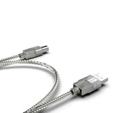 Inca Druckercable Usb-A2.0->Anschluss Drucker 1.50m Transp.